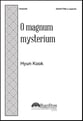 O Magnum Mysterium SSAATTBB choral sheet music cover